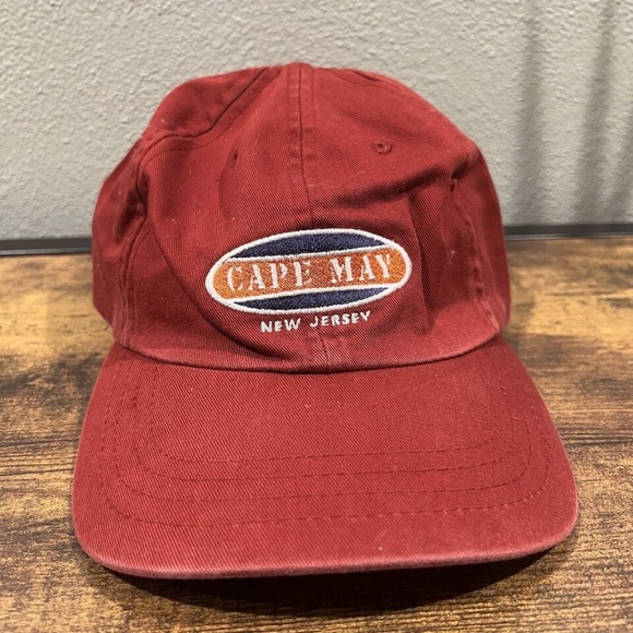 Cape May New Jersey NJ Hat Baseball Cap Adjustable Atlantic Beach Seaside Resort - Picture 1 of 6